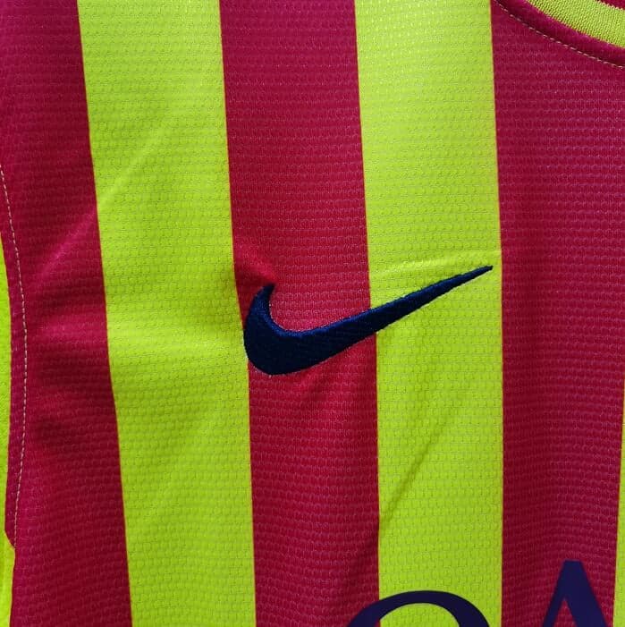 Barcelona Away Nike Qatar Foundation 13/14 Shirt – Premier Retros