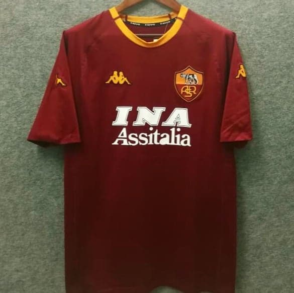 AS Roma 2000/01 Home Shirt – Premier Retros