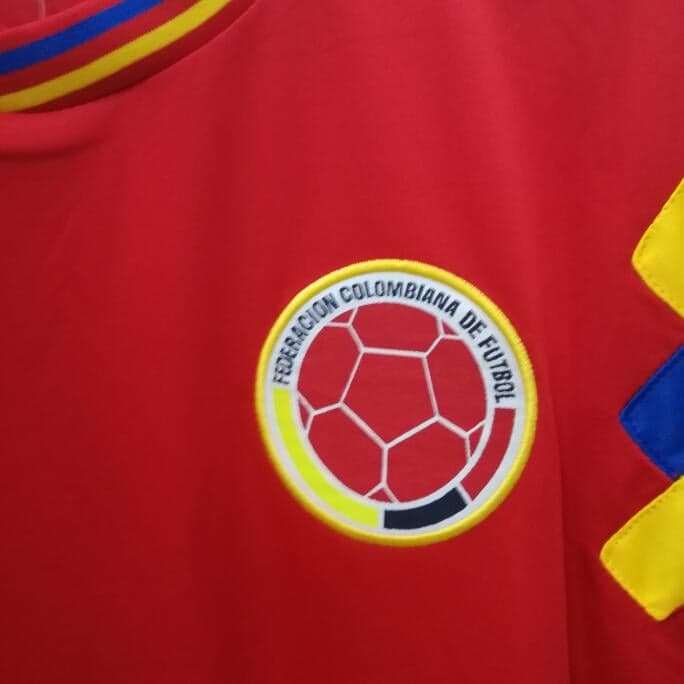 Colombia 1990 World Cup Retro Home Jersey Men Adult –