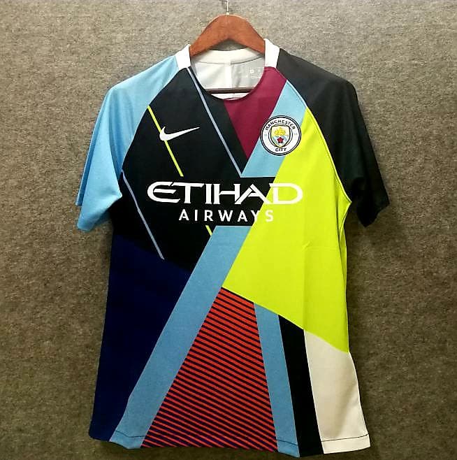 projector Waterig Albany Manchester City Mash Up Shirt – Premier Retros