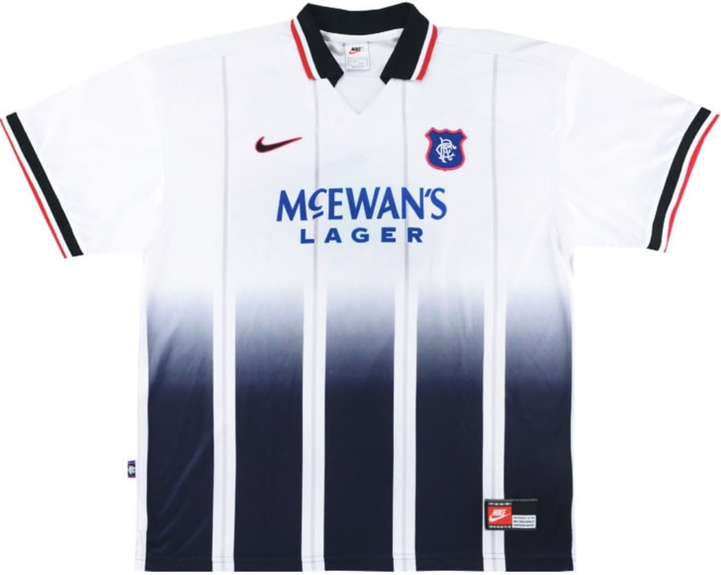 Rangers Away Football Shirt 1998/99 Adults Medium Nike D236