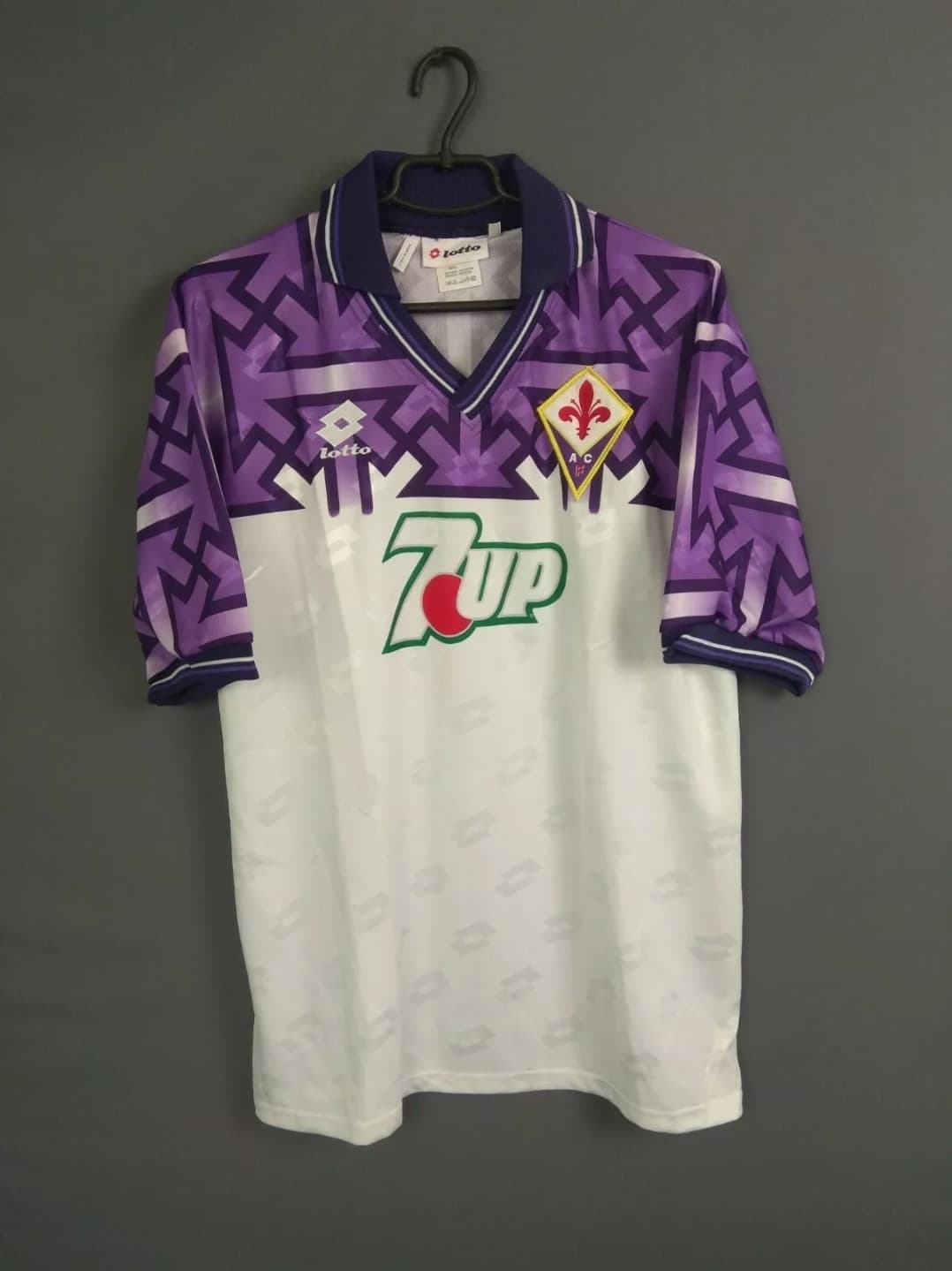 Retro Fiorentina Home Jersey 1992/93 By Lotto