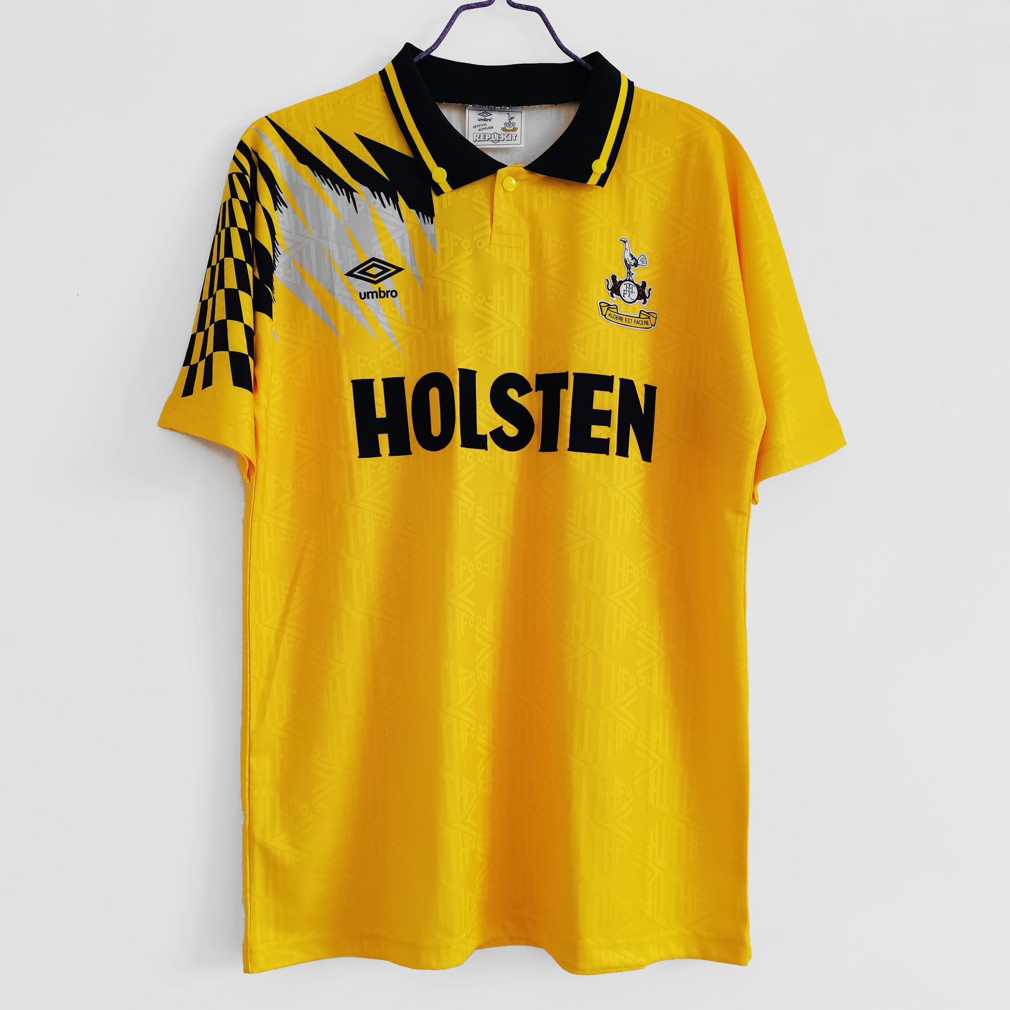 Yellow Score Draw Tottenham Hotspur '92 Away Shirt