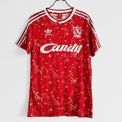 Liverpool 1989/90 Candy Home Shirt 