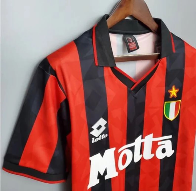 AC Milan 1993/94 Home Shirt – Premier Retros