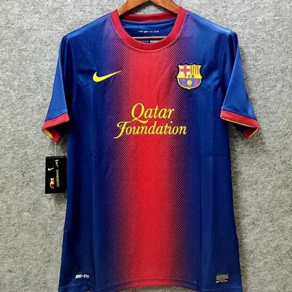 Barcelona Home Nike Qatar Foundation 12/13 Shirt – Premier Retros