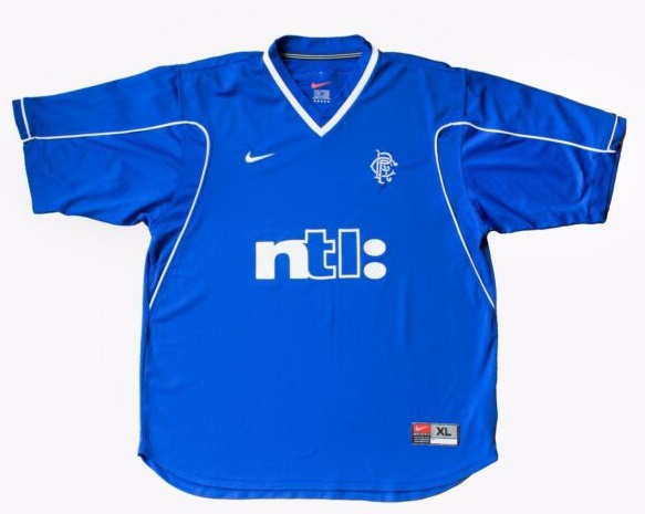 Rangers Home NTL 2000/01 Shirt â Premier Retros