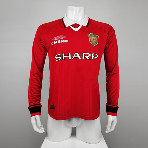 Irregularidades bomba tempo Manchester United 1999 Champions League Final Long Sleeve Shirt – Premier  Retros