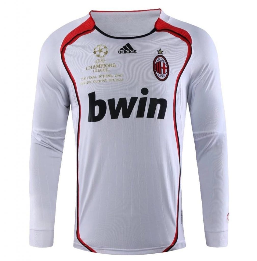 AC Milan 2007 Champions League Final Long Sleeve Shirt – Premier Retros