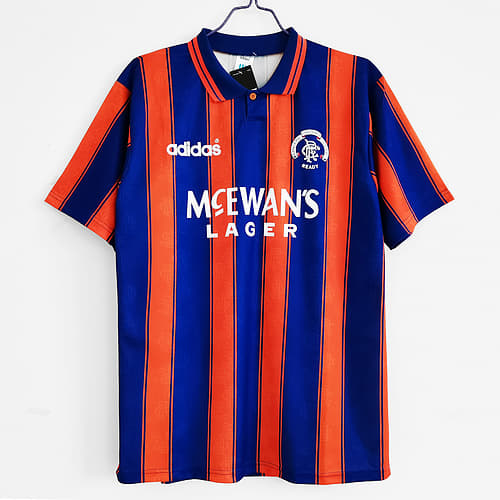 1994/95 Rangers Home Football Shirt / Old Vintage Adidas Soccer