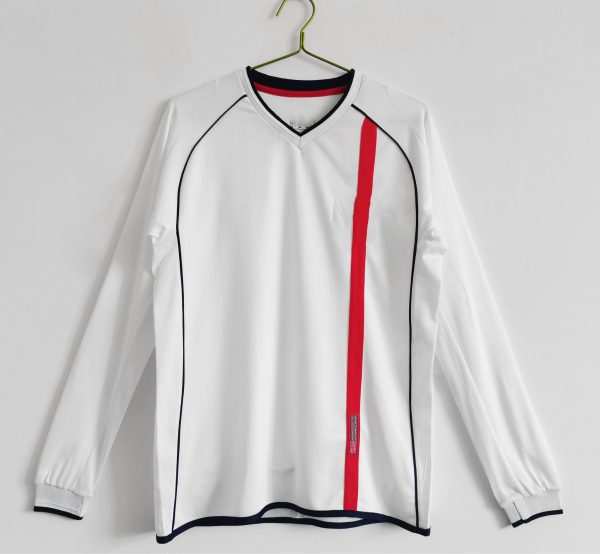 England 2002 Home Shirt Long Sleeve – Premier Retros