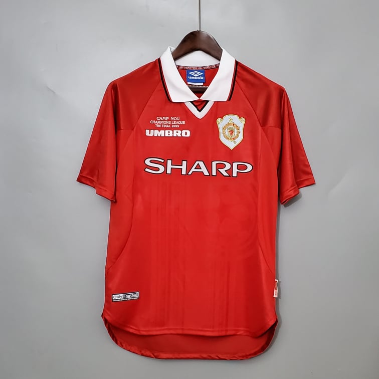 Objetado sirena Devastar Manchester United 1999 Champions League Final Shirt – Premier Retros