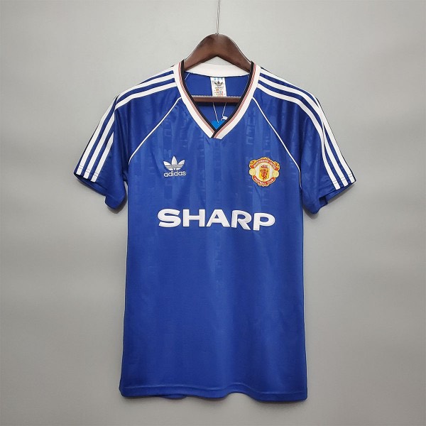 Manchester Adidas Away 88-90 Blue Shirt – Premier