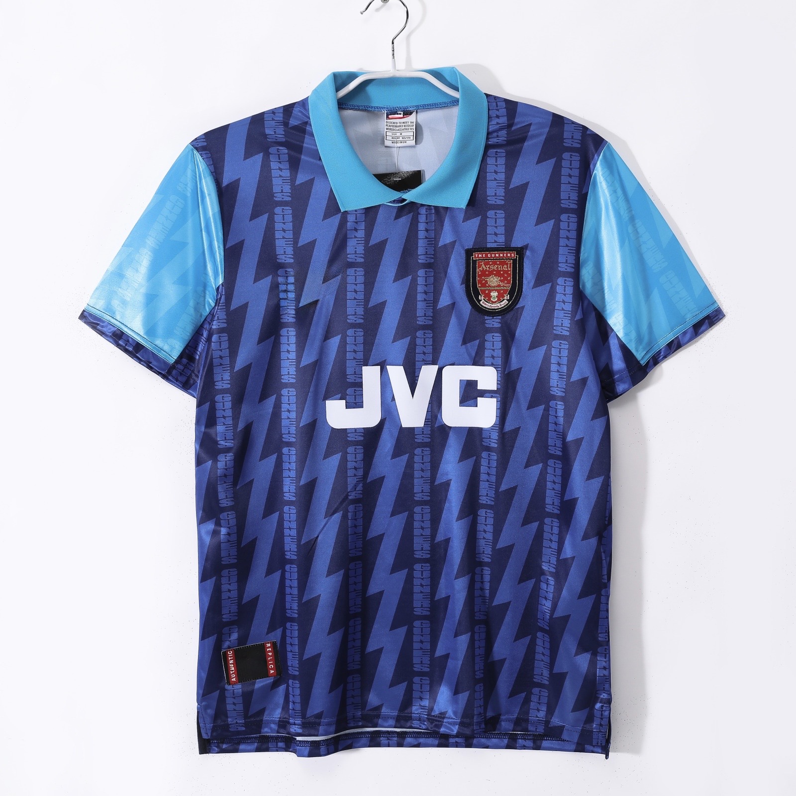 Arsenal 1994 1995 Blue Jvc Arsenal Shirt Arsenal 1994-1995 Blue