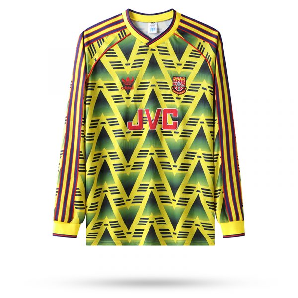Arsenal Bruised Banana 1991-1993 Retro Away Shirt Dhgate Remake