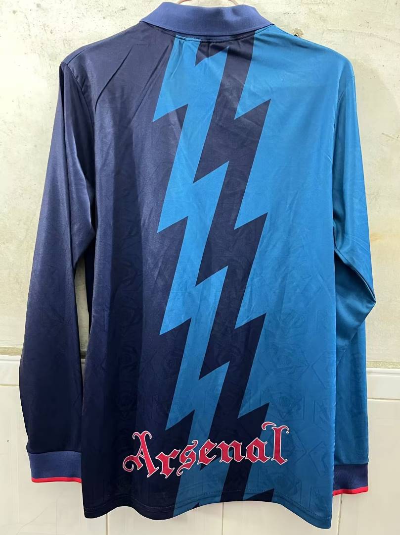 RETRO ARSENAL AWAY Shirt 1991-93 (Long Sleeve) - Any name and