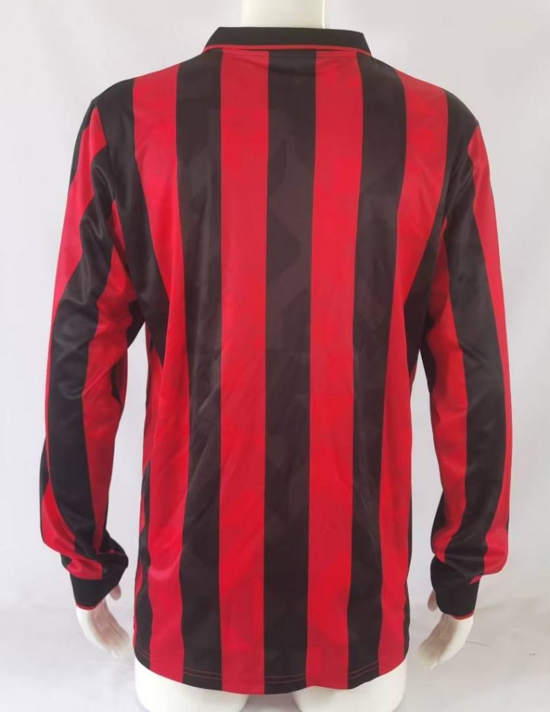 Maillot AC Milan Domicile 1993-94 - Lotto - Taille L - État Rare Et Parfait