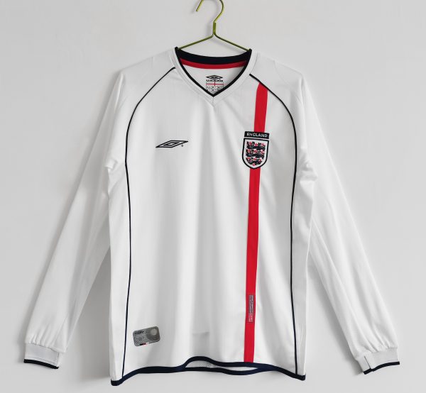 England 2002 Home Shirt Long Sleeve