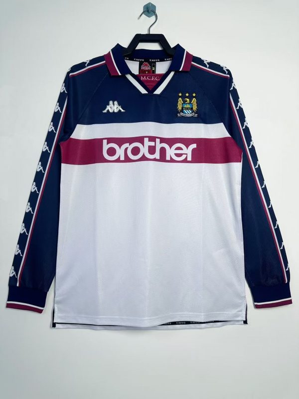 Manchester City 1997-98 Away Shirt Long Sleeved