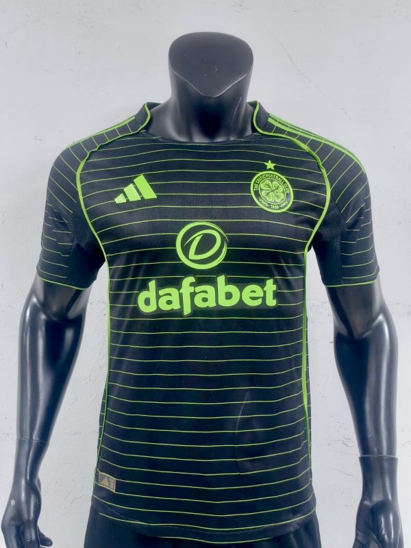 Celtic 2025-26 Away Shirt Player Version
