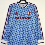 Manchester United 1990-92 Away Shirt Long Sleeve