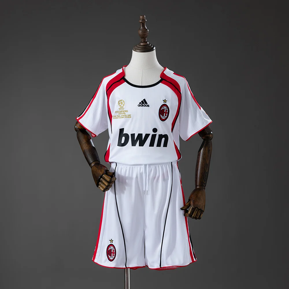 AC Milan 2007 Champions League Final Kids Kit