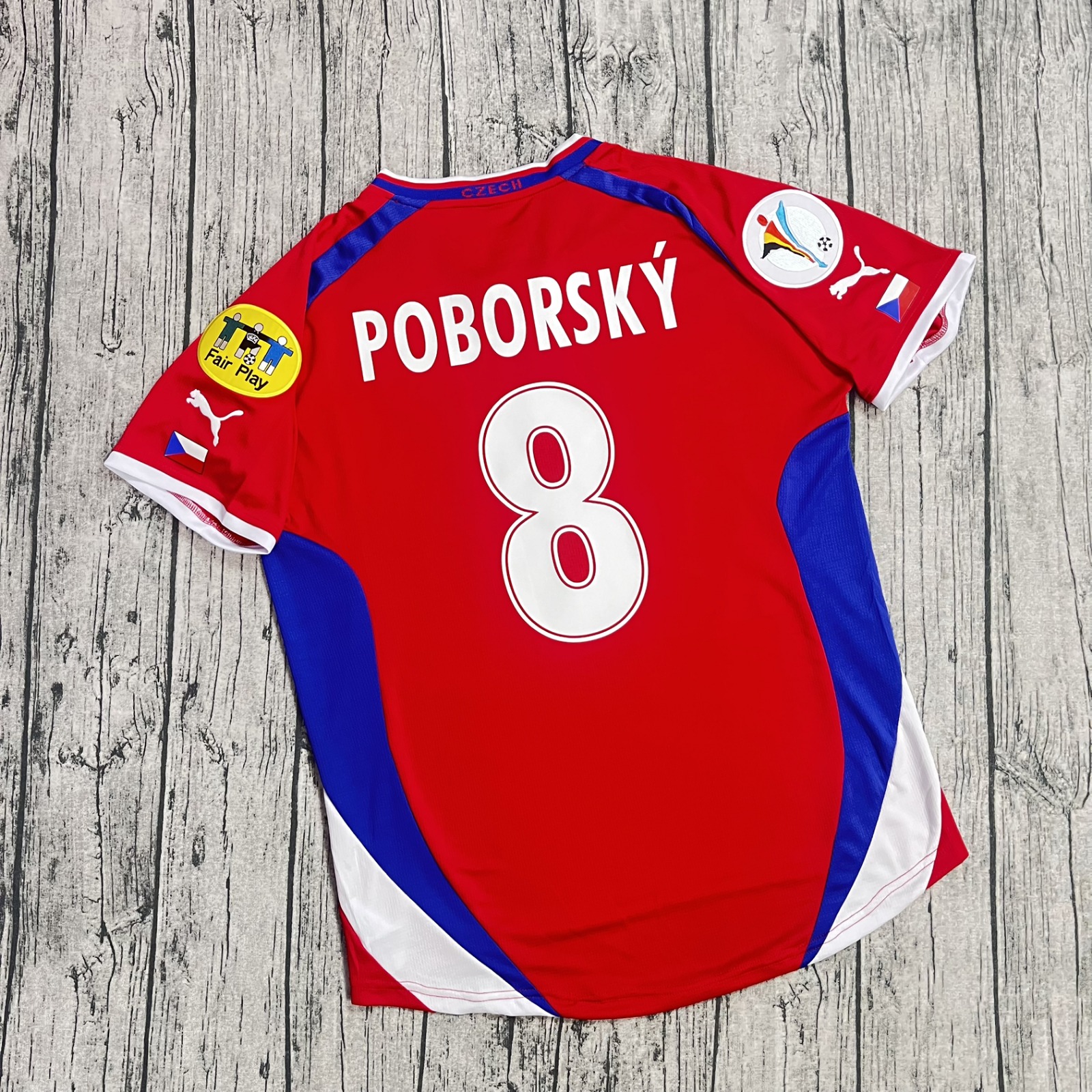 Czech Republic Euro 2000 Home Shirt - Image 3
